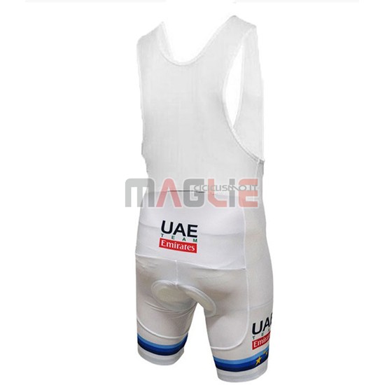 2018 Maglia UCI World Champion Leader UAE Manica Corta Lite Bianco